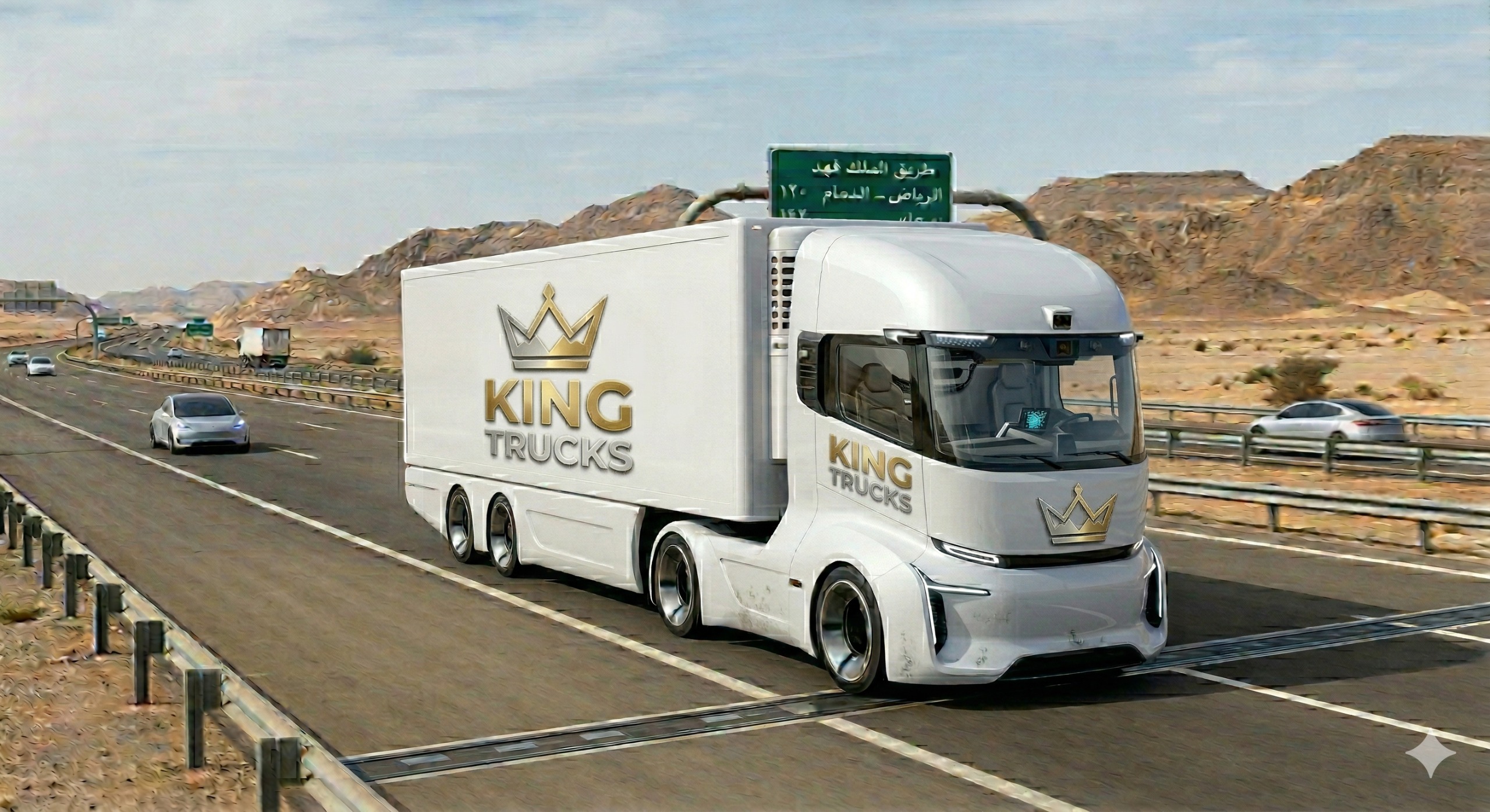 شاحنة نقل بضائع سعودية - ملك الشاحنات
